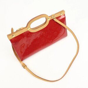 Louis Vuitton Roxbury Vernis Handbag M91987 Hand Shoulder Bag 2Way Pomme D'Amour